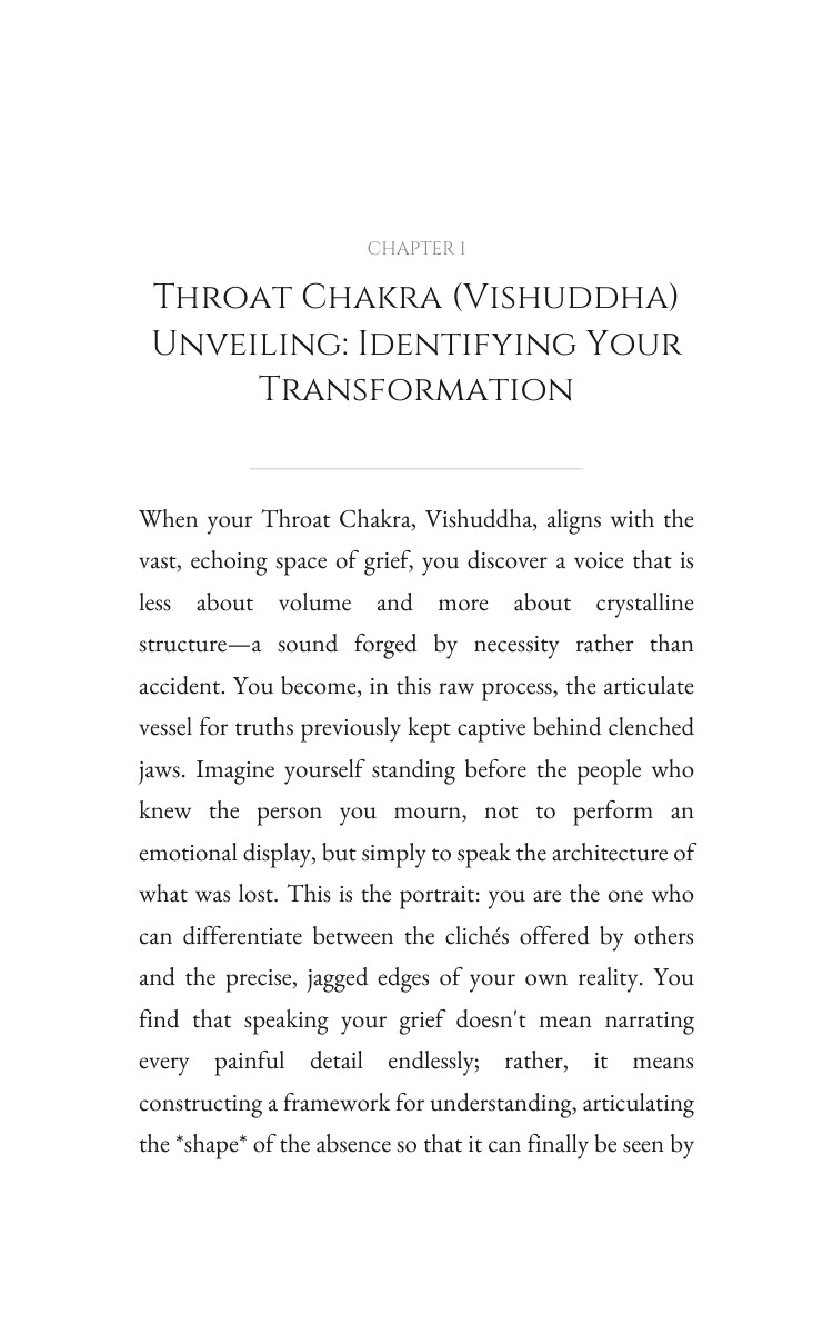 Throat Chakra (Vishuddha) Path to Grief: Establish Your Nature interior preview