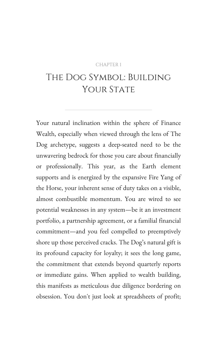 2026 Dog Path to Finance Wealth: Your Spirit Year Synthesized interior preview