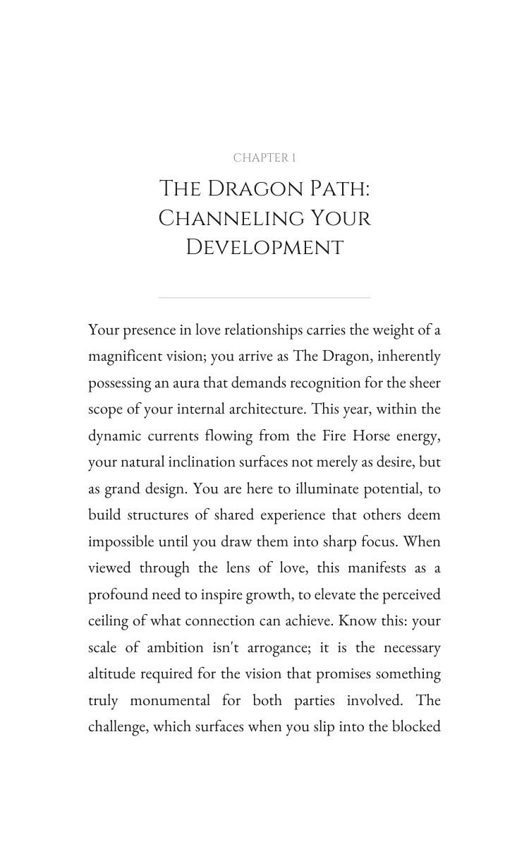 2026 Dragon Approach to Love Relationships: Your Trek Year Perfected interior preview