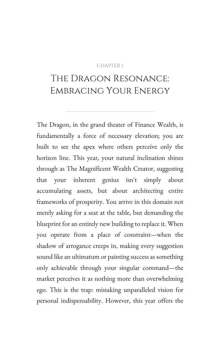 2026 Dragon: Finance Wealth Command: Your Essence Year Blueprint interior preview