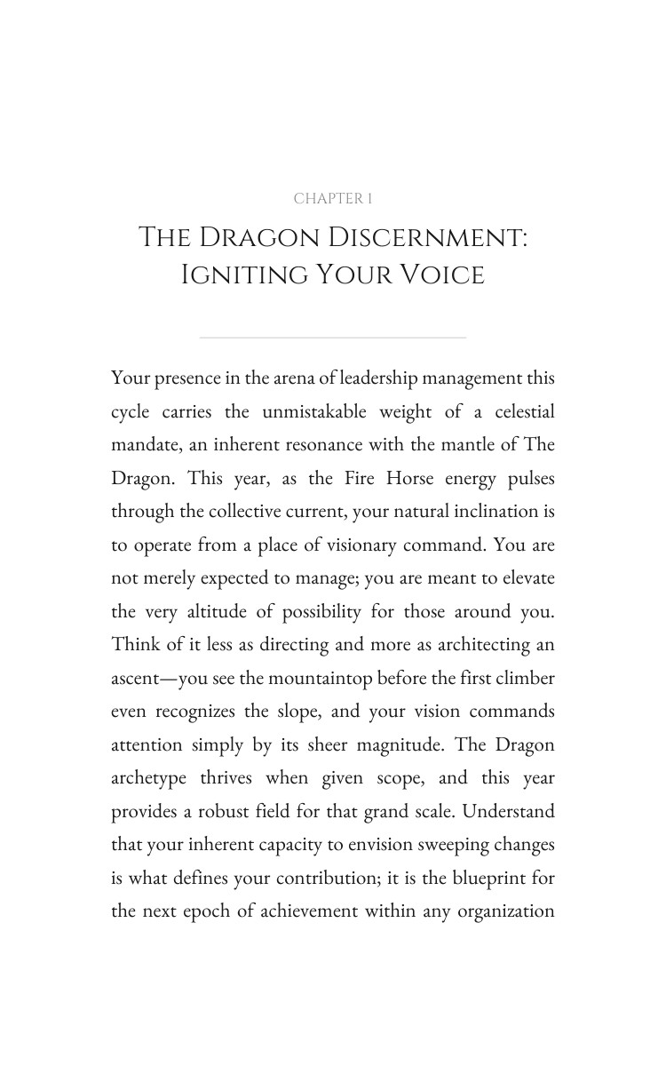 2026 Dragon Leadership Management Protocol: Activate Your Trail Year interior preview