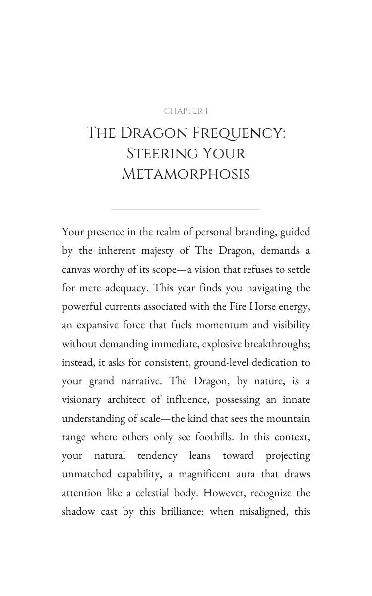 2026 Dragon Personal Branding Elevation: Your Process Year Enhanced interior preview