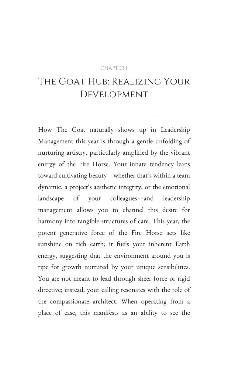 2026 Goat Leadership Management Playbook: Intensify Your Essence Year interior preview