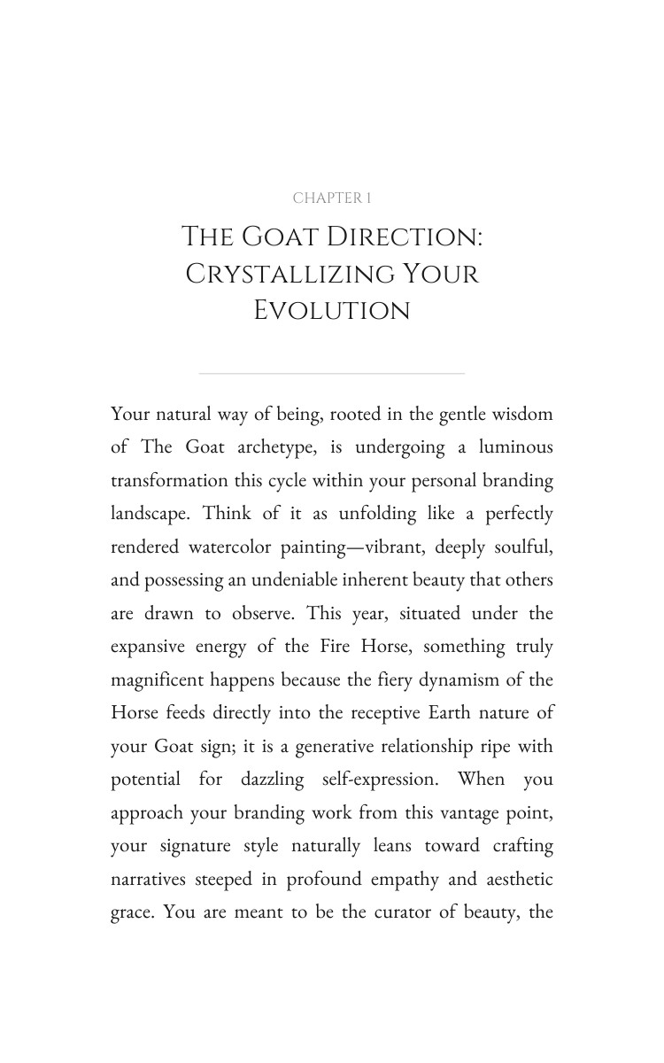 2026 Goat: Personal Branding Fulfillment: Channel Your Potential Year interior preview