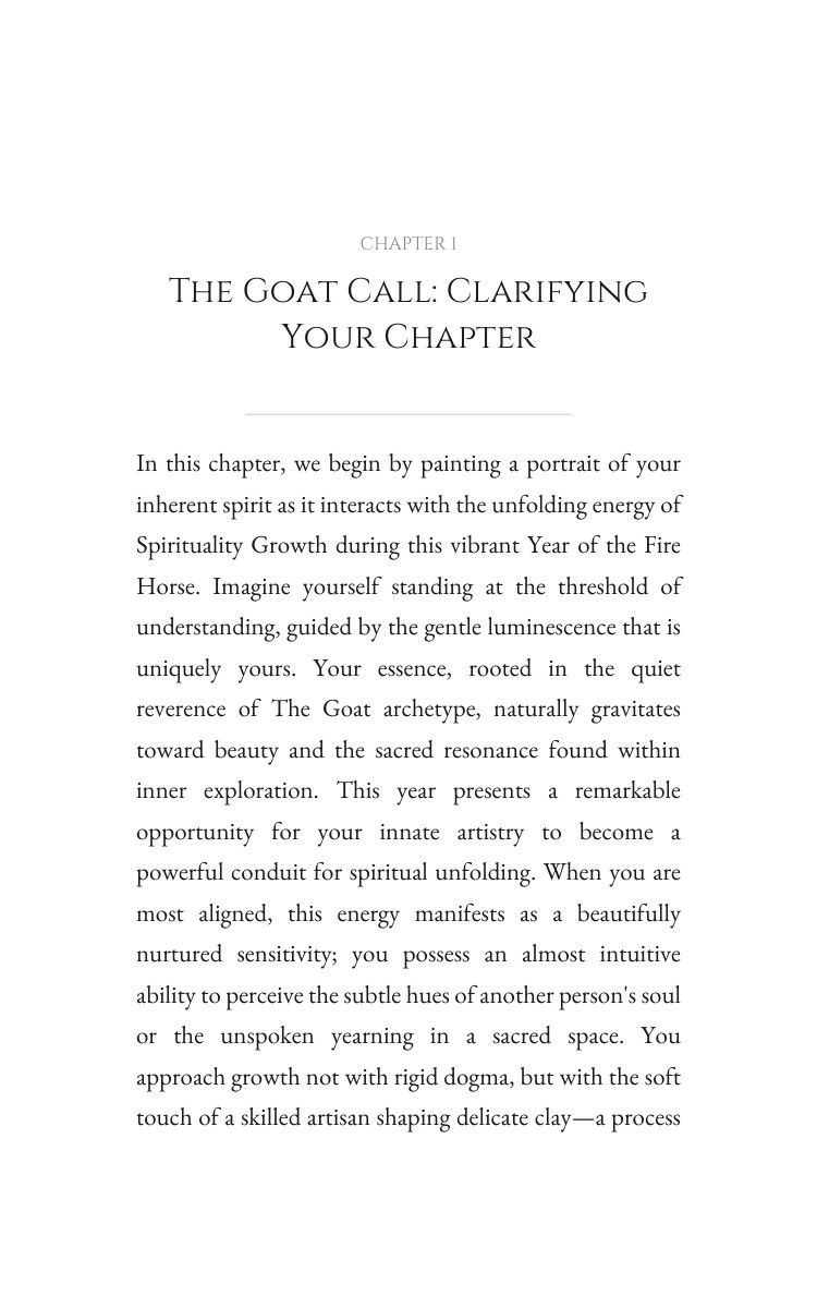 2026 Goat Spirituality Growth: Essential Guide: Your Path Year Perfected interior preview