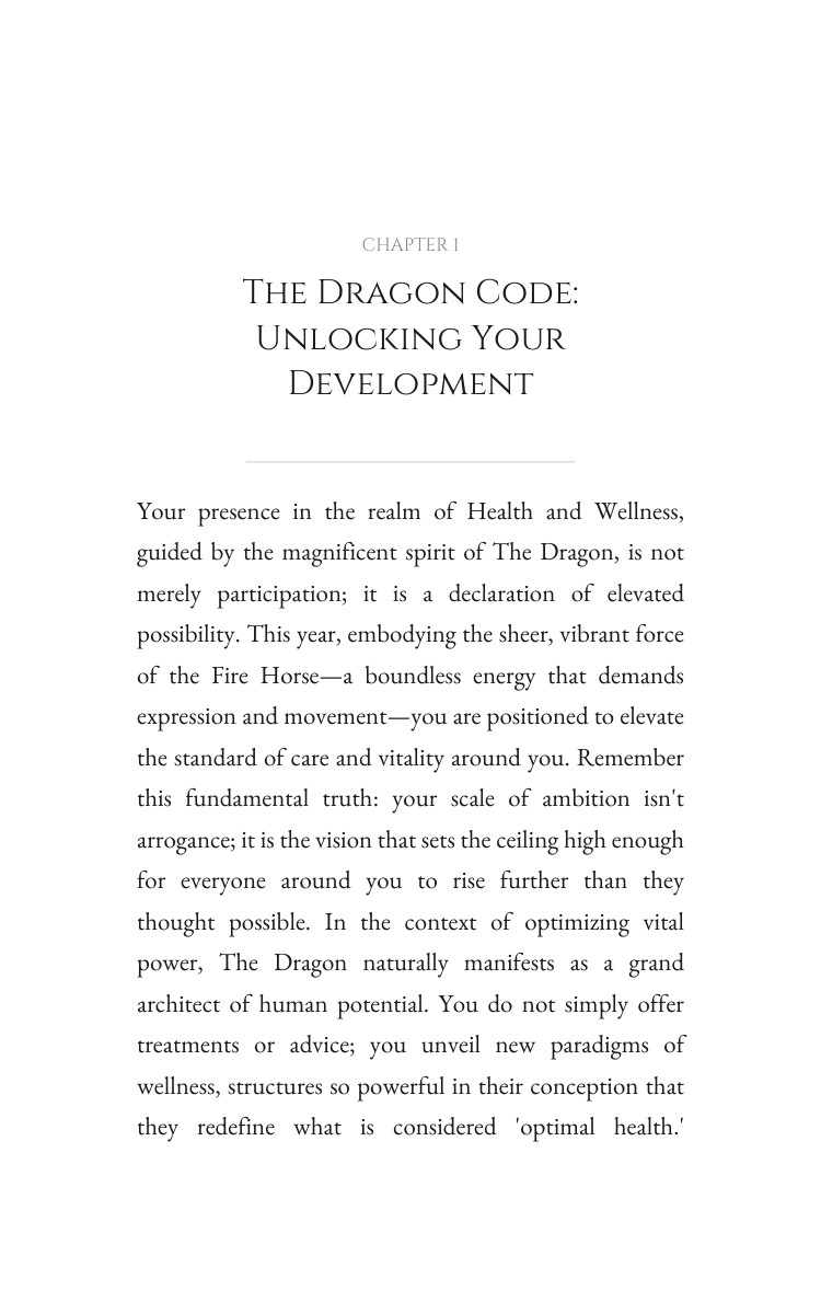 2026 Health Wellness Resource: Dragon: Weaponize Your Evolution Year interior preview