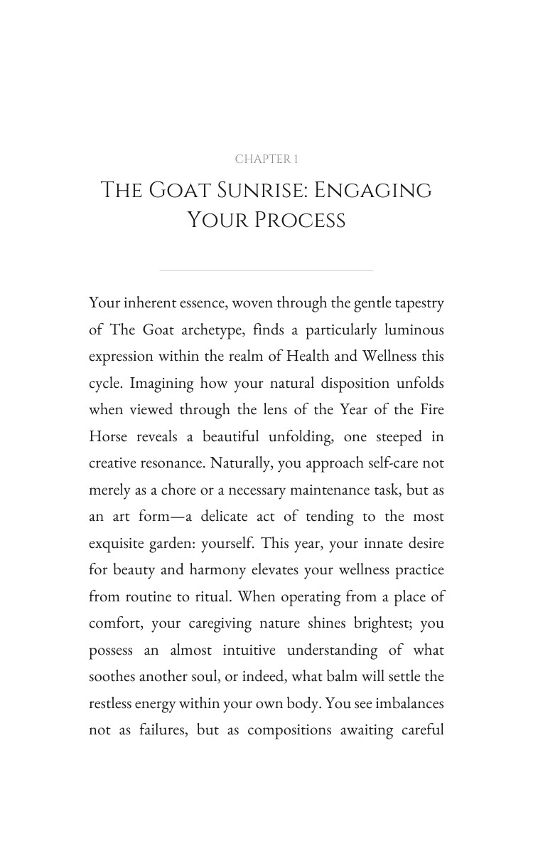 2026 Health Wellness System for Goat: Engineer Your Growth Year interior preview
