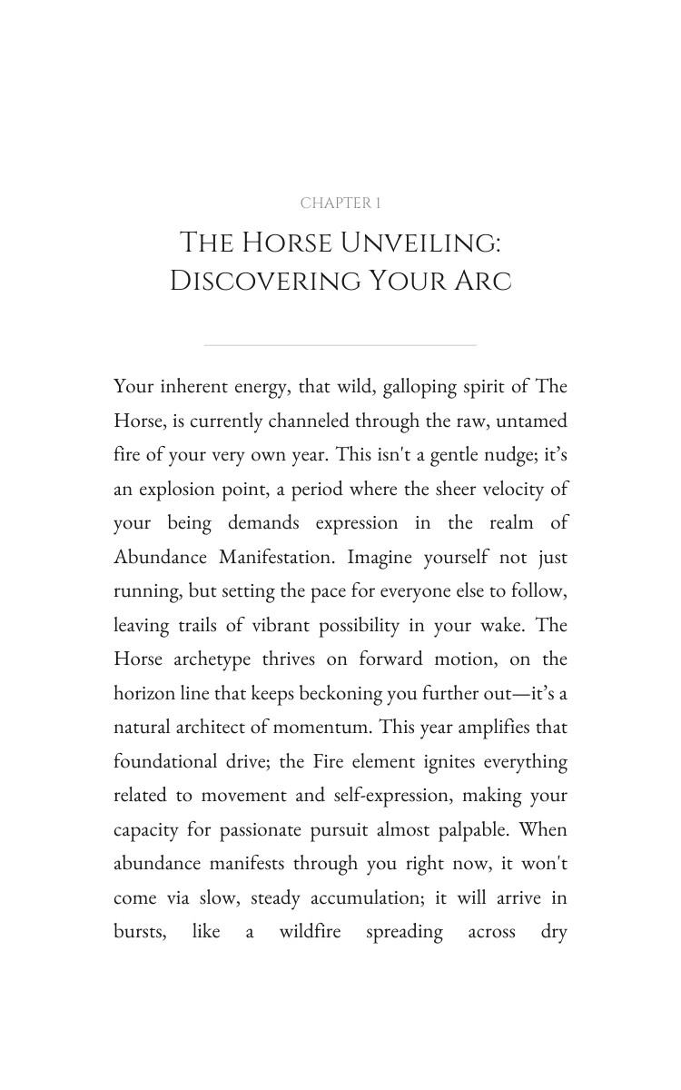 2026 Horse Abundance Manifestation Decoded: Leverage Your Labor Year interior preview