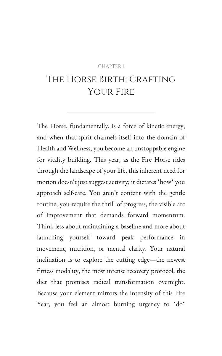 2026 Horse Health Wellness Atlas: Your Status Year Designed interior preview