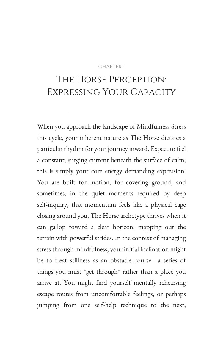 2026 Horse Mindfulness Stress Method: Master Your Shift Year interior preview