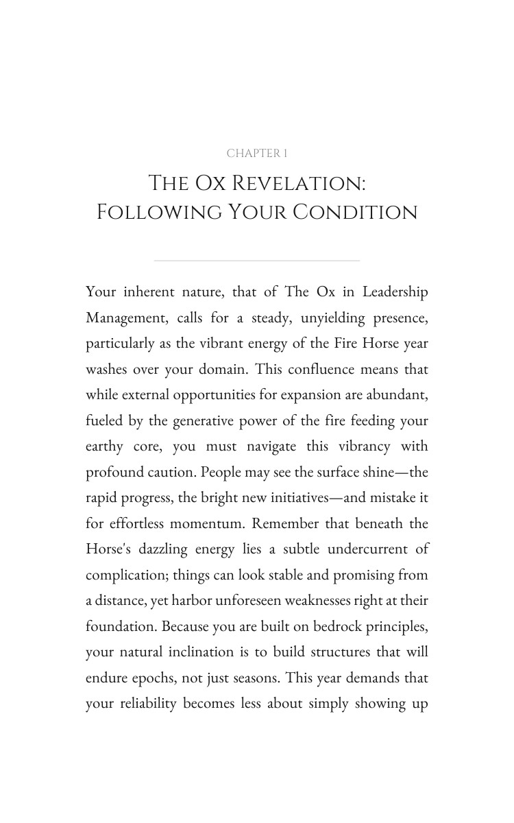 2026 Leadership Management Way: Ox: Expand Your Road Year interior preview