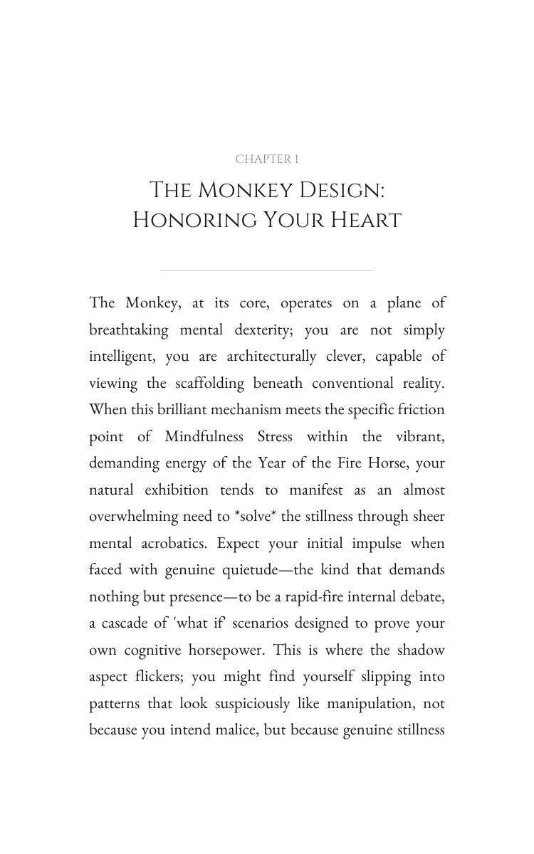 2026 Monkey Mindfulness Stress Protocol: Your Dream Year Harmonized interior preview
