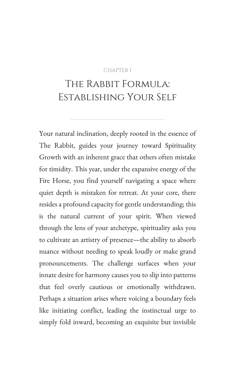 2026 Rabbit Spirituality Growth: Your Path Forward: Your Direction Year Enhanced interior preview