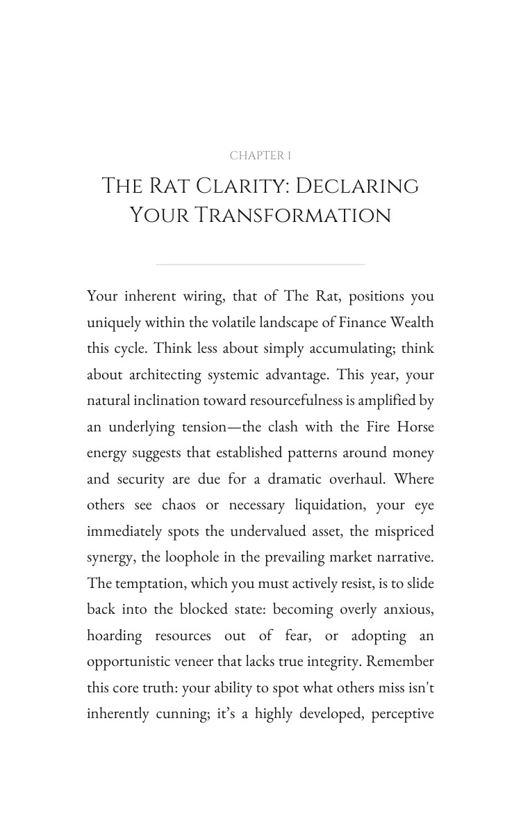 2026 Rat Finance Wealth Strategy Guide: Ground Your Work Year interior preview