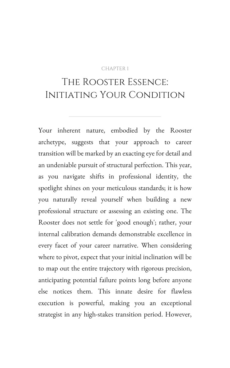 2026 Rooster Career Transition Compendium: Establish Your Path Year interior preview