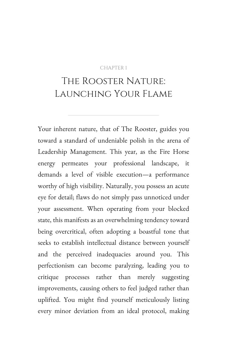 2026 Rooster Leadership Management Revolution: Build Your Essence Year interior preview