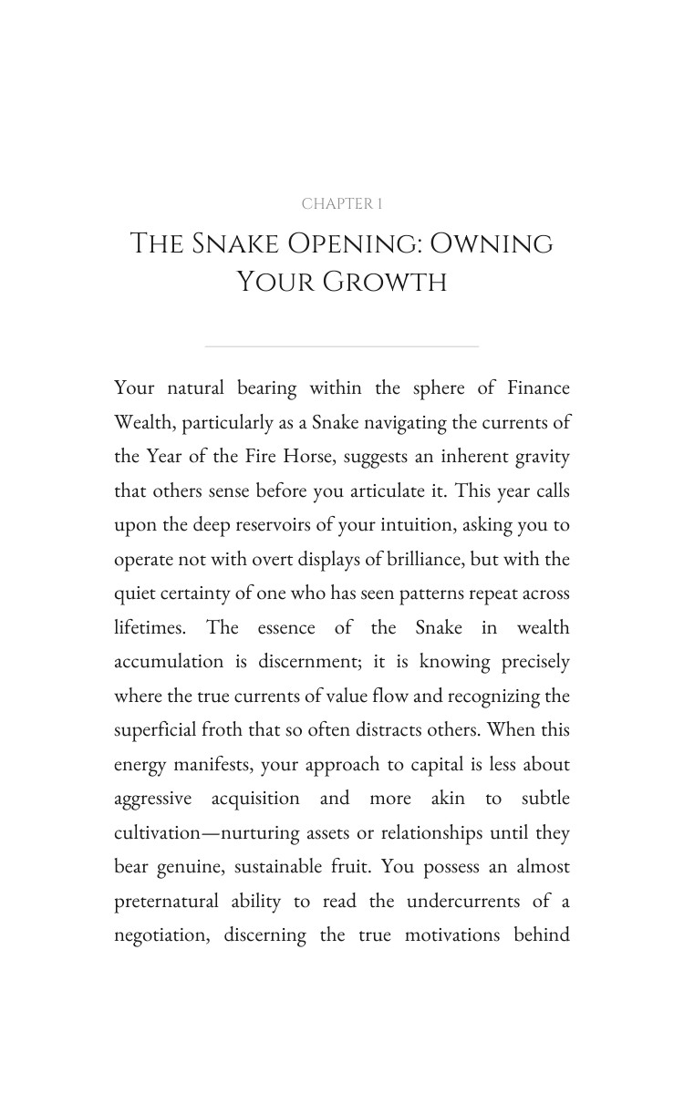 2026 Snake Finance Wealth Optimization Guide: Your Essence Year Unleashed interior preview