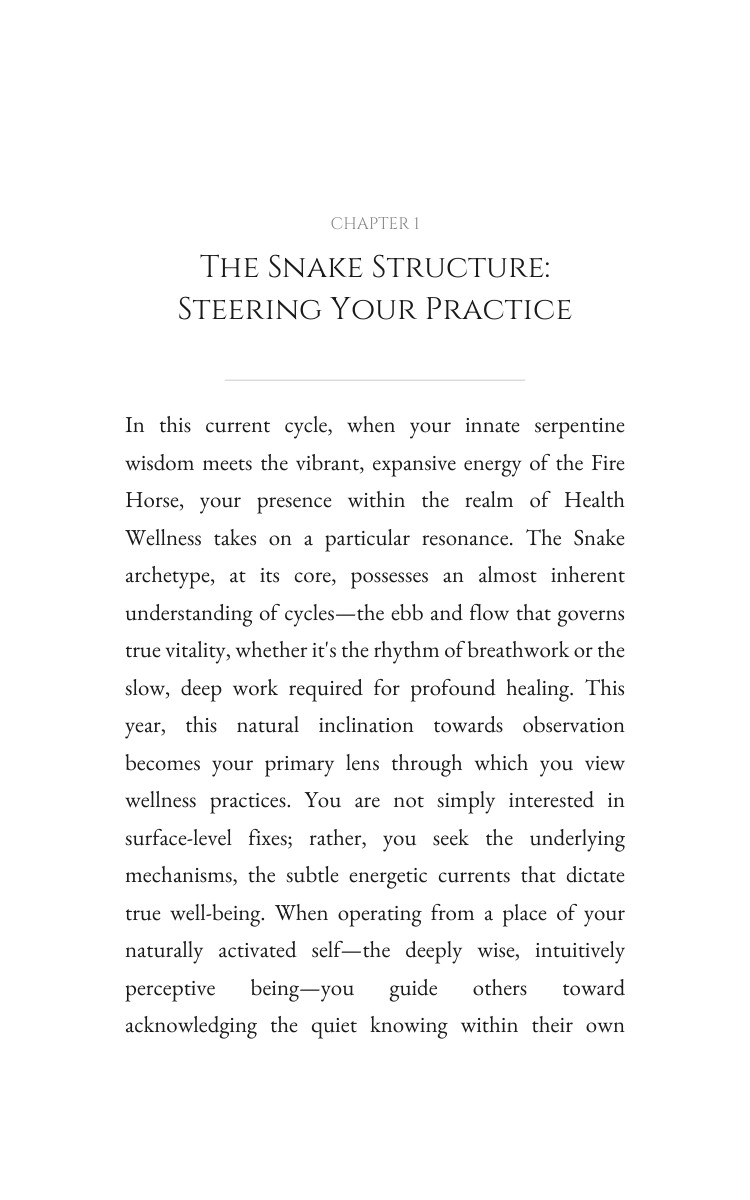 2026 Snake Health Wellness Protocol: Your Condition Year Strengthened interior preview