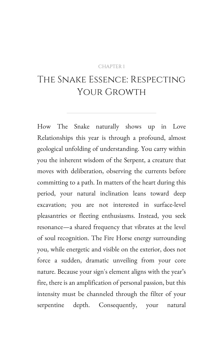 2026 Snake Love Relationships Field Guide: Fortify Your Path Year interior preview