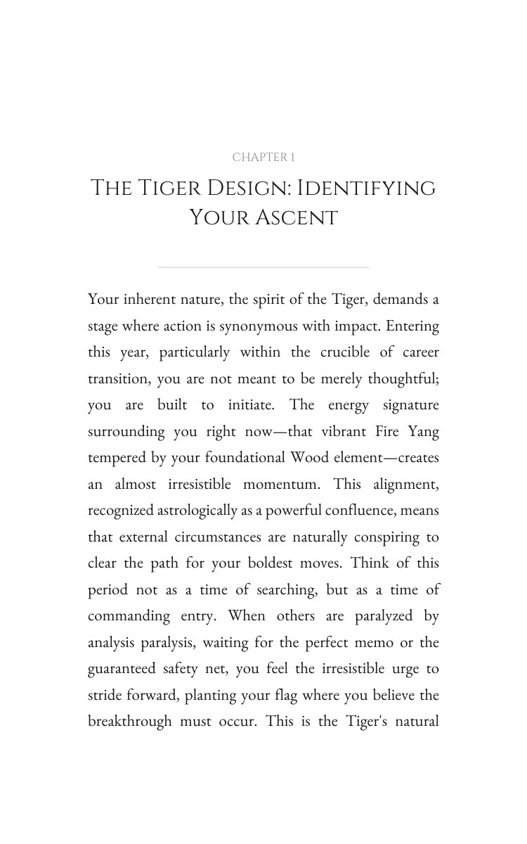 2026 Tiger Career Transition Field Guide: Your Pursuit Year Harmonized interior preview