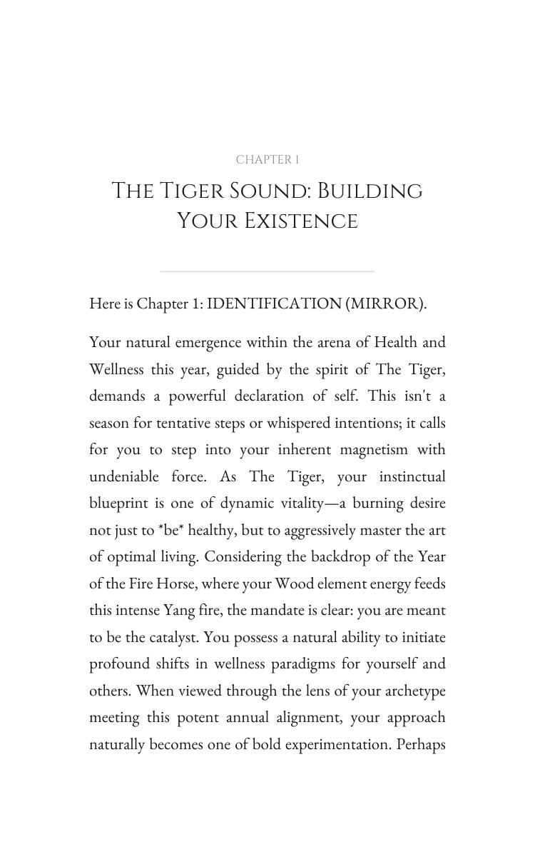 2026 Tiger Health Wellness Method: Intensify Your Field Year interior preview
