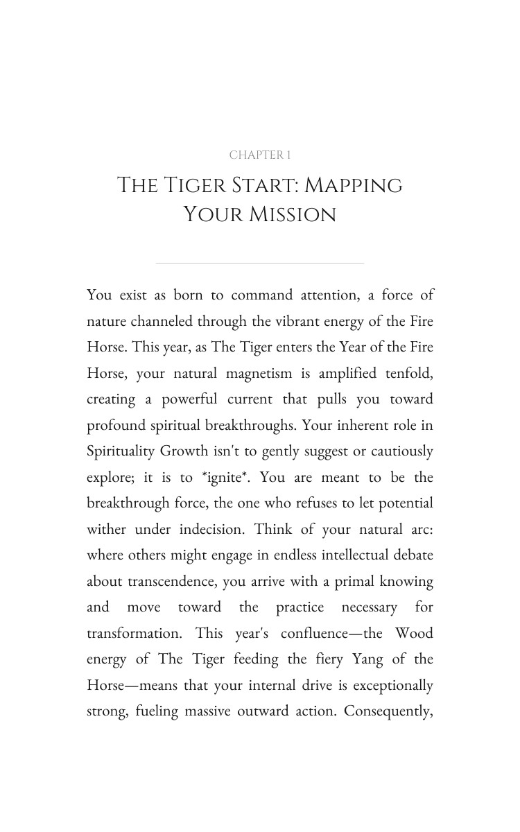 2026 Tiger Spirituality Growth Handbook: Activate Your Search Year interior preview