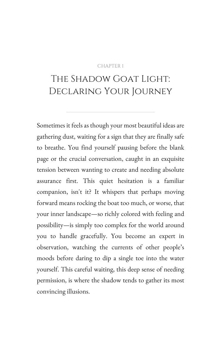 Shadow Goat Inner Conflict Manual: Your Reality Catalyzed interior preview
