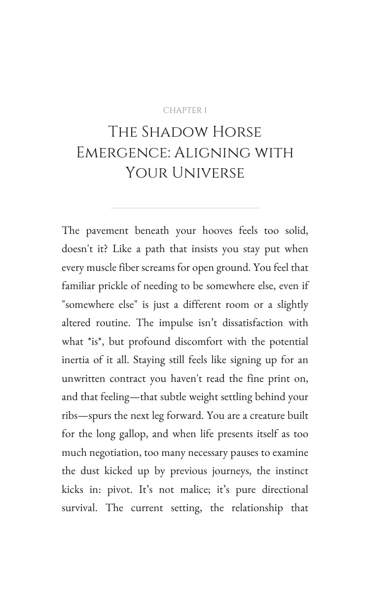 Shadow Horse: Mastering Shadow Wounds: Navigate Your Expression interior preview