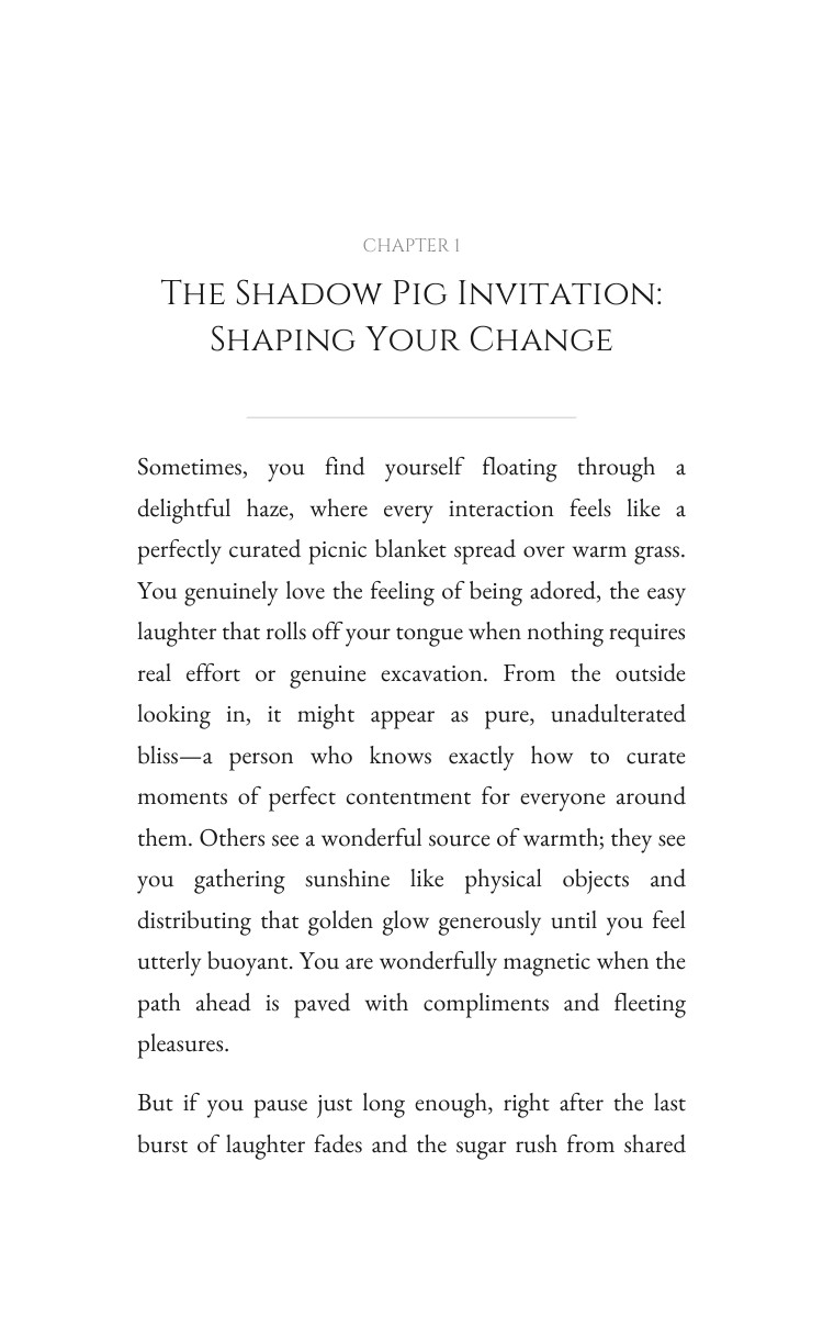Shadow Pig Shadow Self Workbook: Your Pursuit Actualized interior preview
