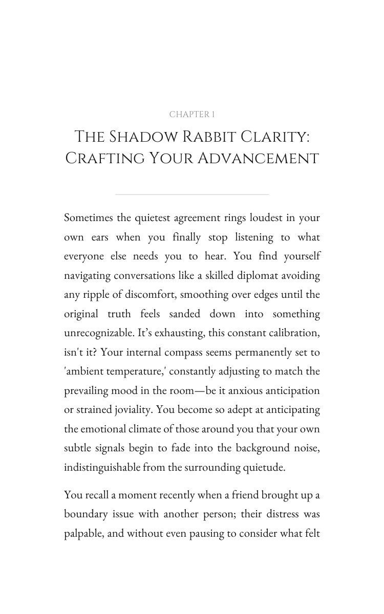 Shadow Rabbit Inner Conflict Manual: Your Kingdom Materialized interior preview