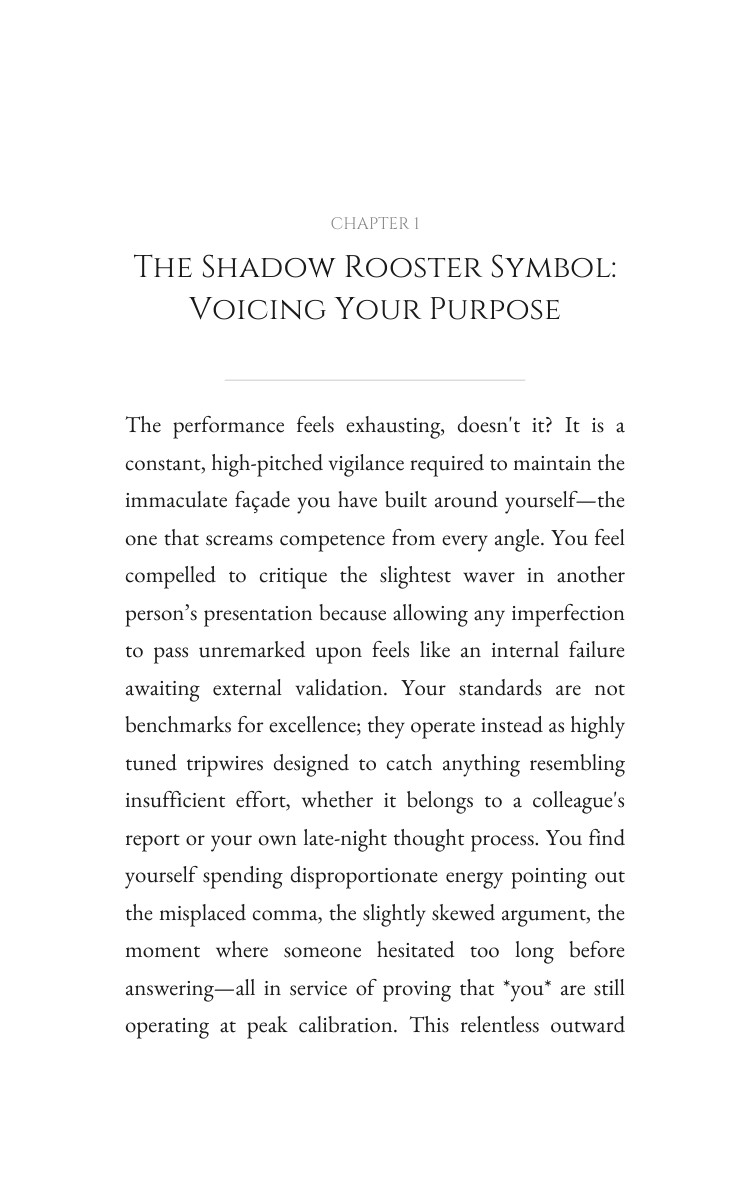 Shadow Rooster Fear Of Failure Wisdom: Your Potential Elevated interior preview
