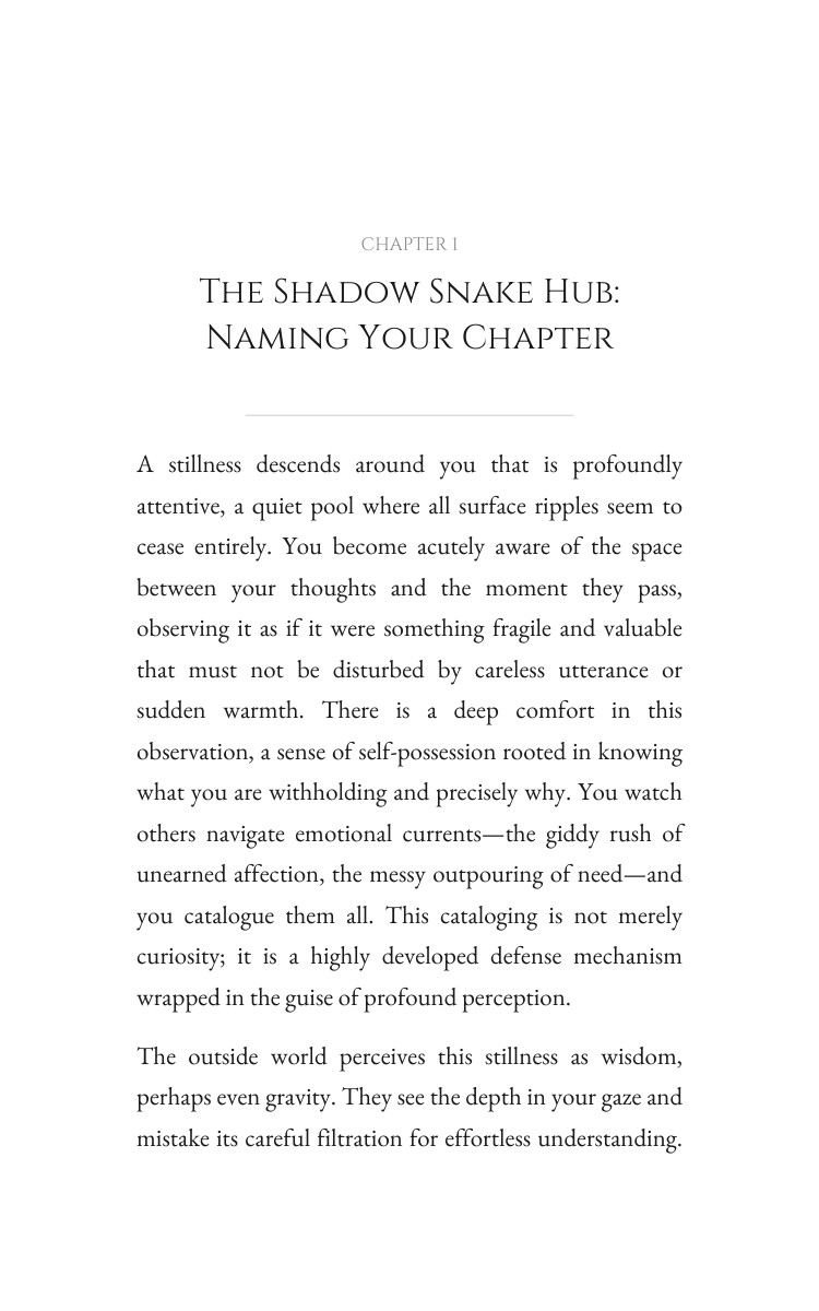 Shadow Snake Emotional Patterns Reference: Your World Actualized interior preview