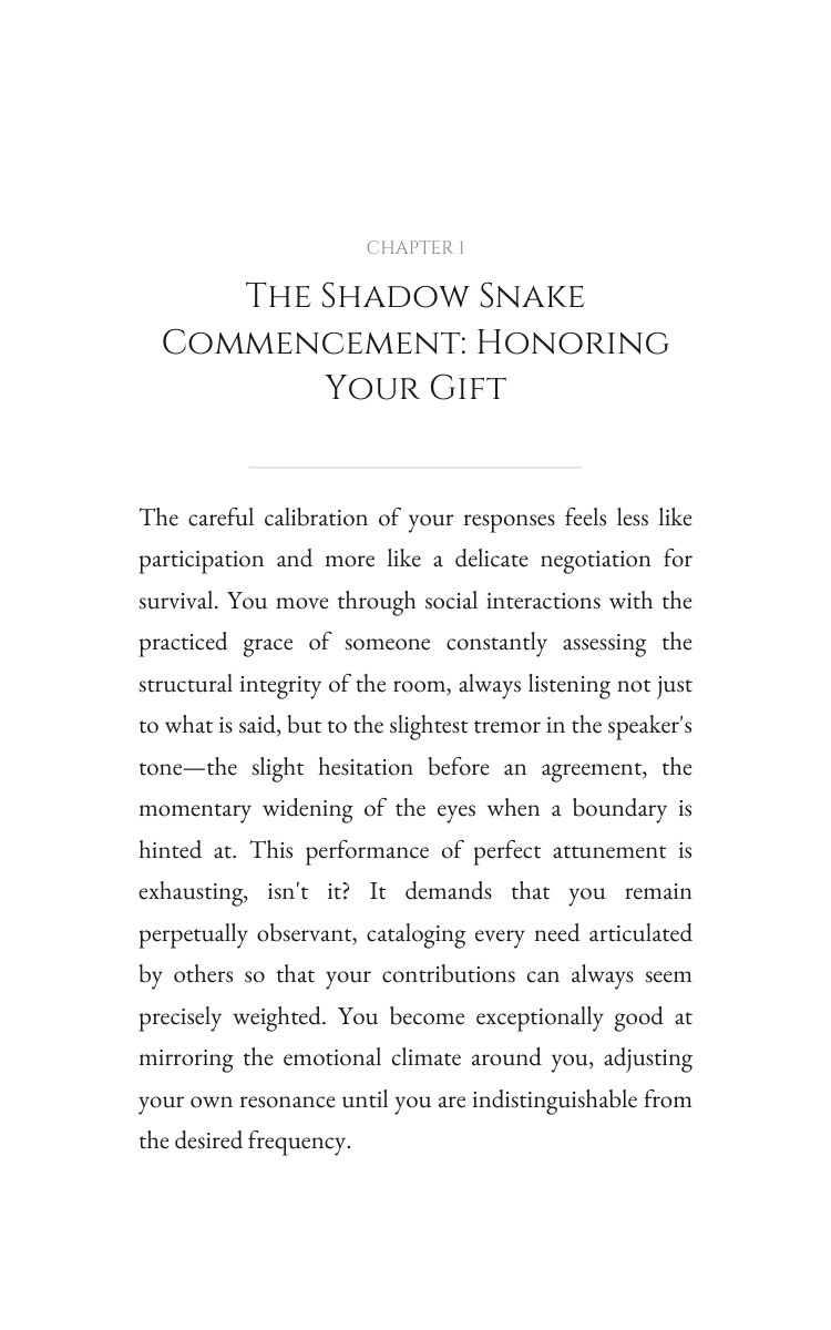 Shadow Snake Path to People Pleasing: Anchor Your Progress interior preview