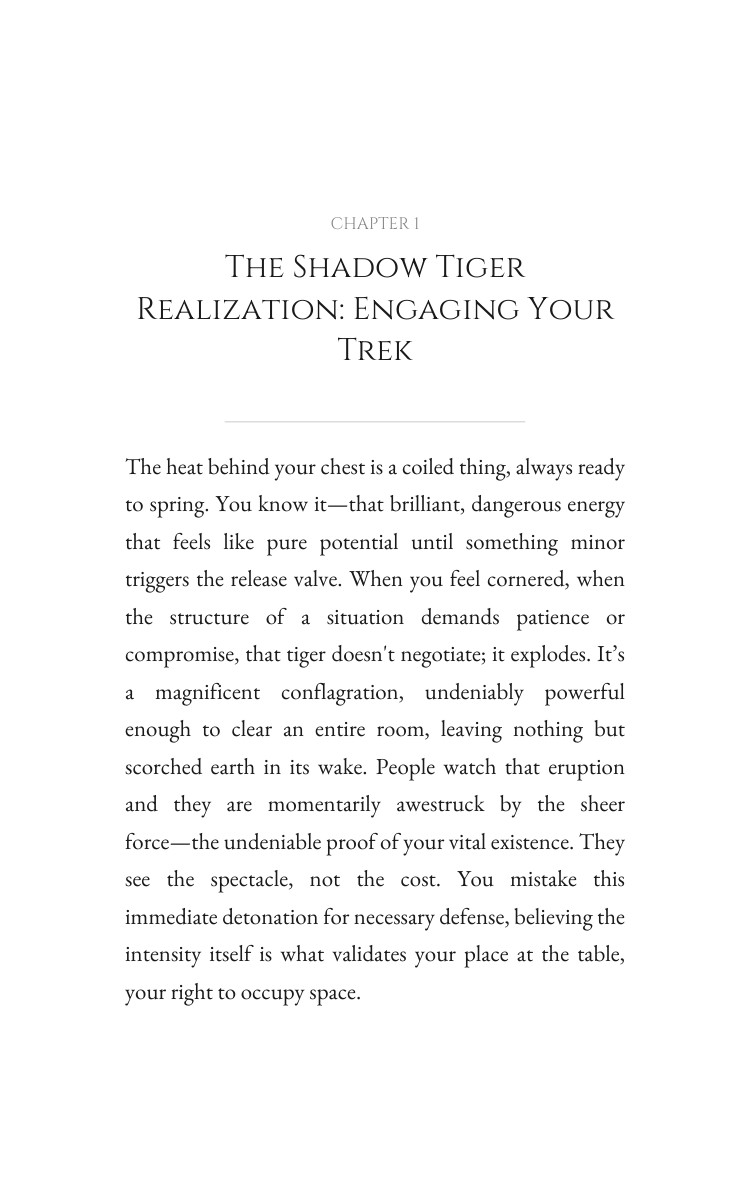 Shadow Tiger Anger Patterns System: Your Presence Concentrated interior preview