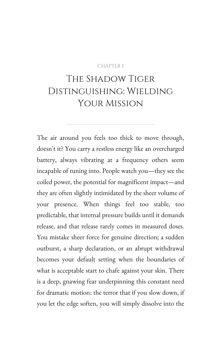 Shadow Tiger Guide to Shadow Self: Your Journey Crystallized interior preview