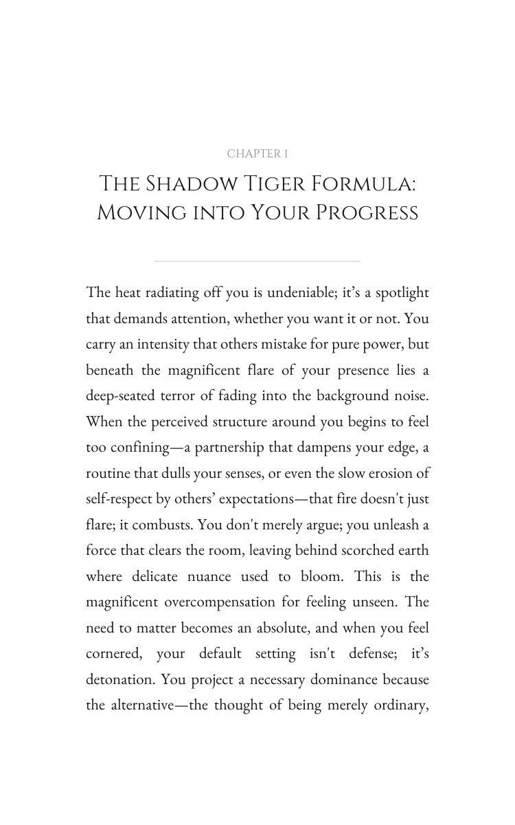 Shadow Tiger Integration Success Guide: Your Metamorphosis Catalyzed interior preview