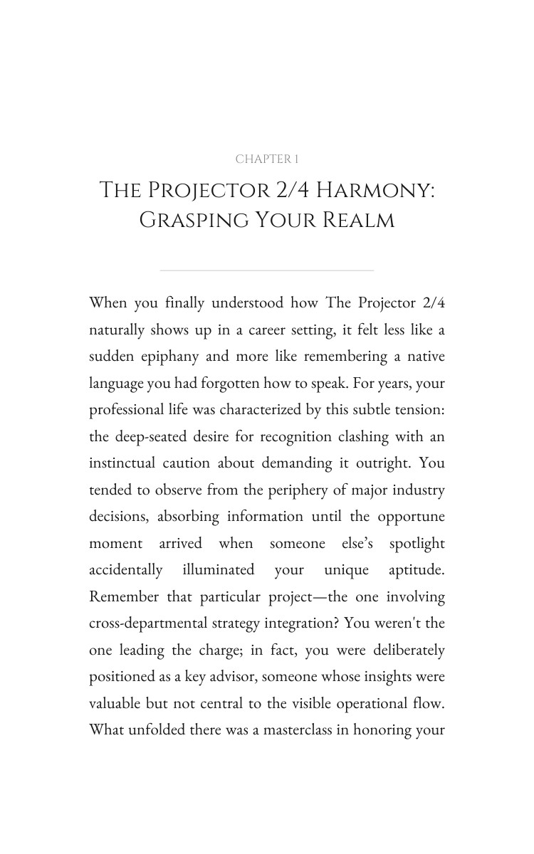 Career Blueprint for Projector 2/4: Your Gift Optimized interior preview