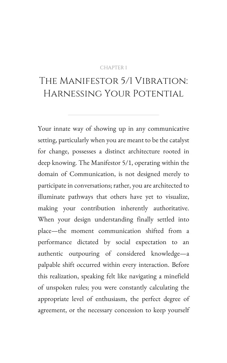 Communication Manual for Manifestor 5/1: Command Your Transition interior preview