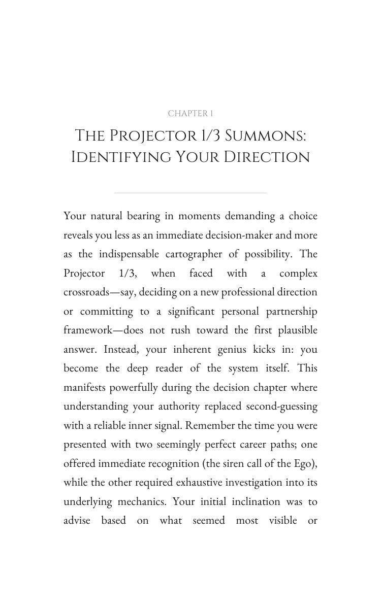 Decision Making Roadmap: Projector 1/3: Channel Your Life interior preview