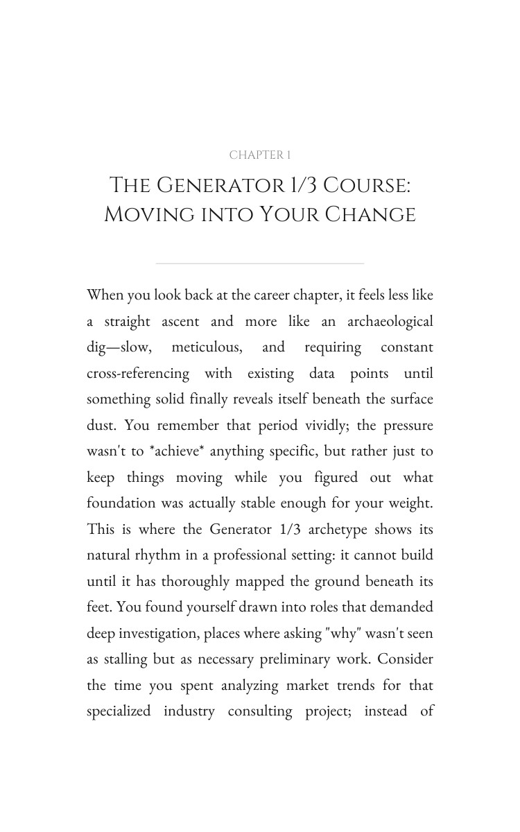 Generator 1/3: Career Activation: Your Progress Decoded interior preview