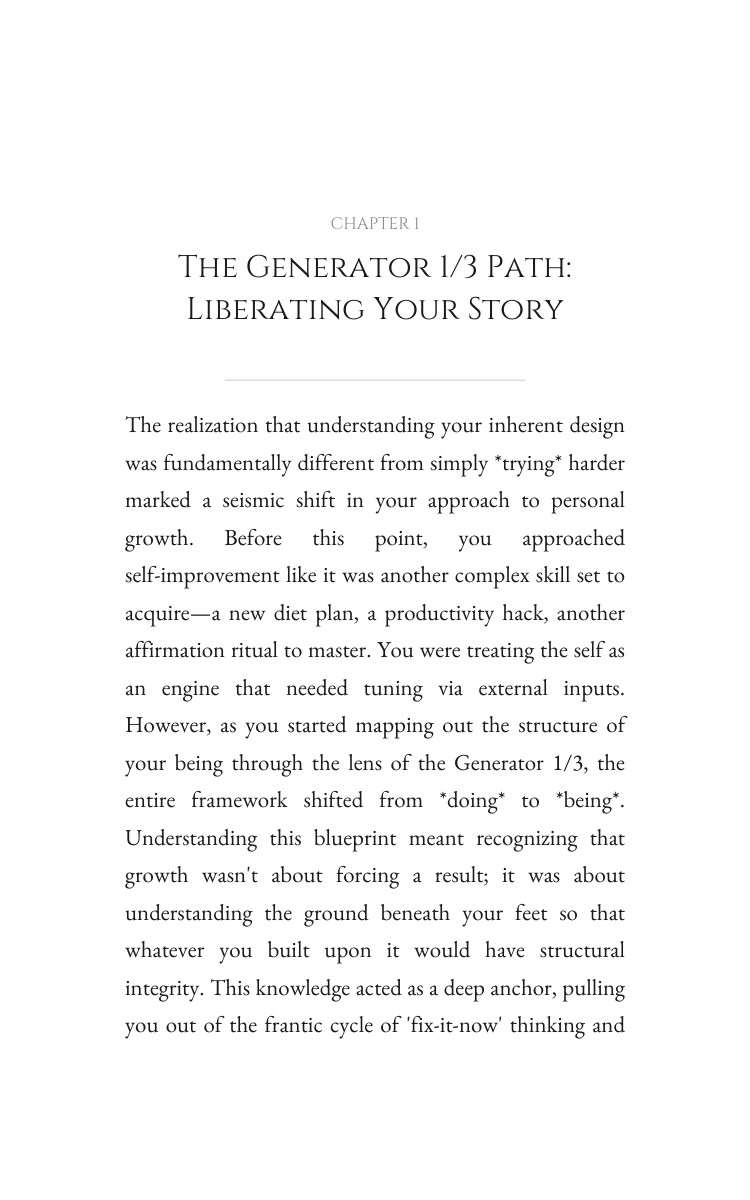 Generator 1/3 Personal Growth Elevation: Upgrade Your Force interior preview