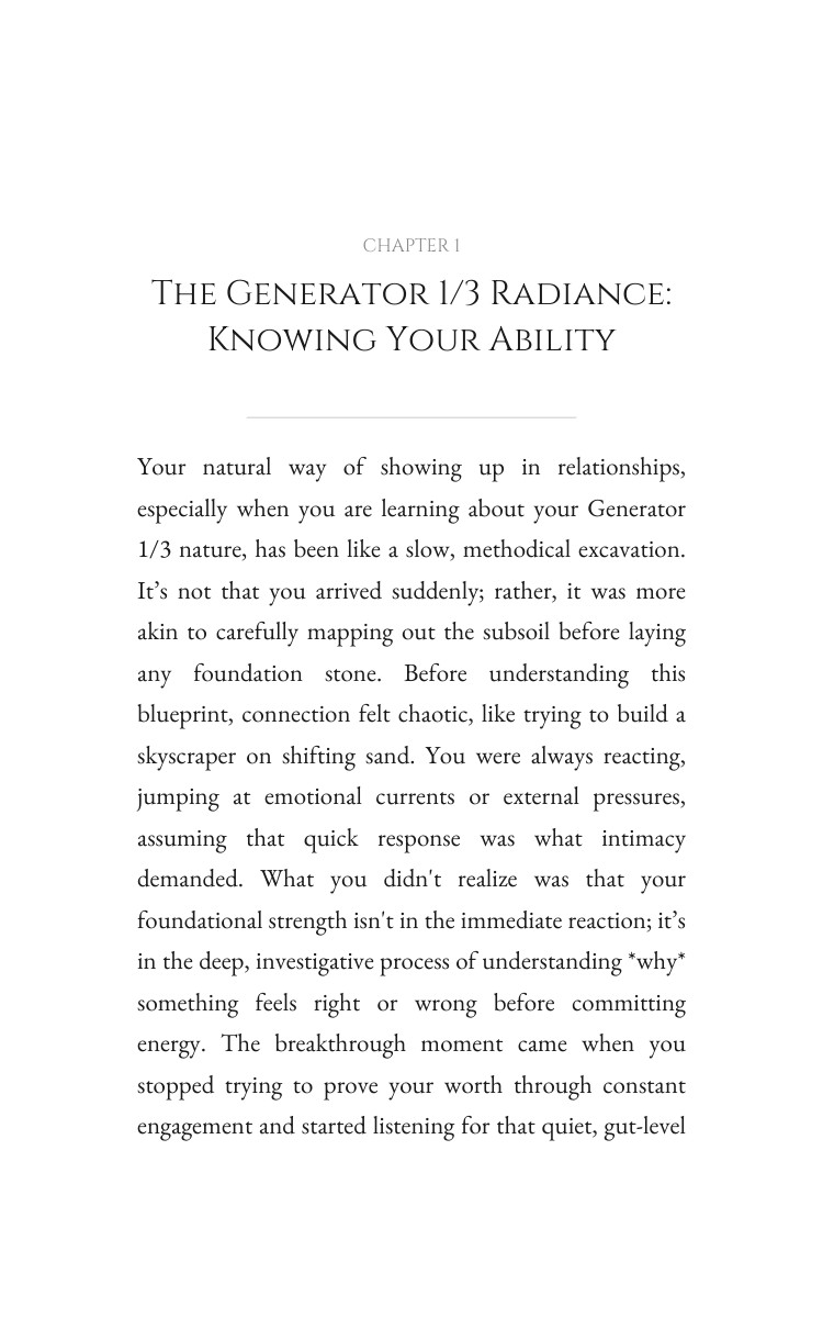 Generator 1/3 Relationships System: Build Your Fate interior preview