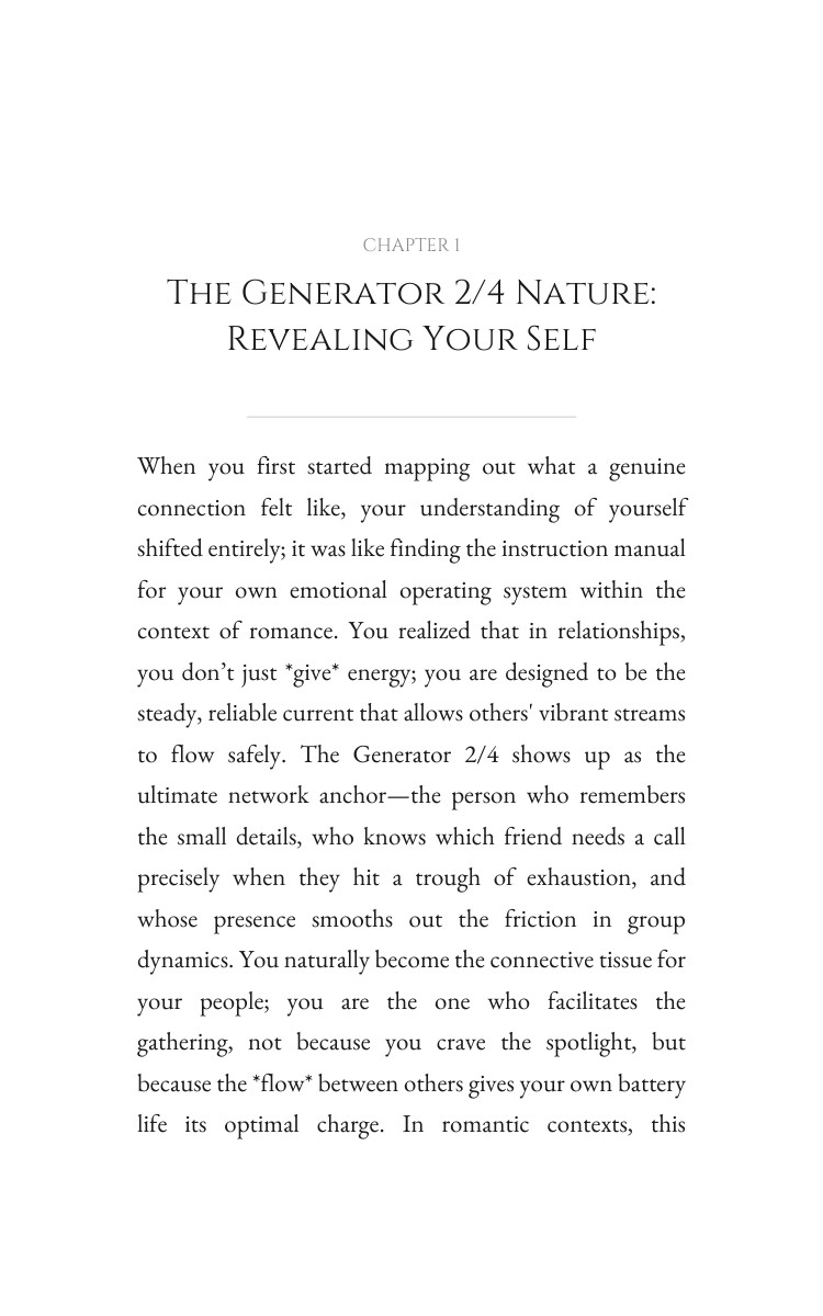 Generator 2/4: Relationships Mastery Path: Focus Your Advancement interior preview