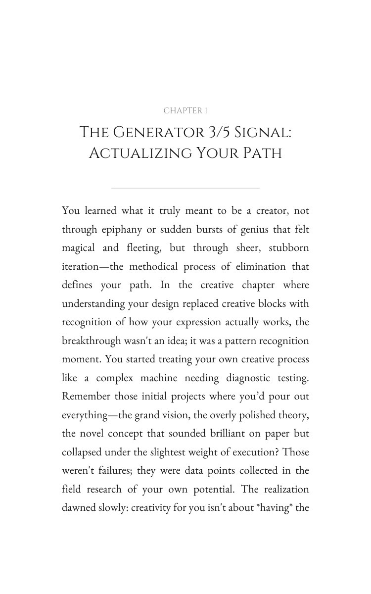 Generator 3/5 Creativity Protocol: Your Potential Strategy interior preview