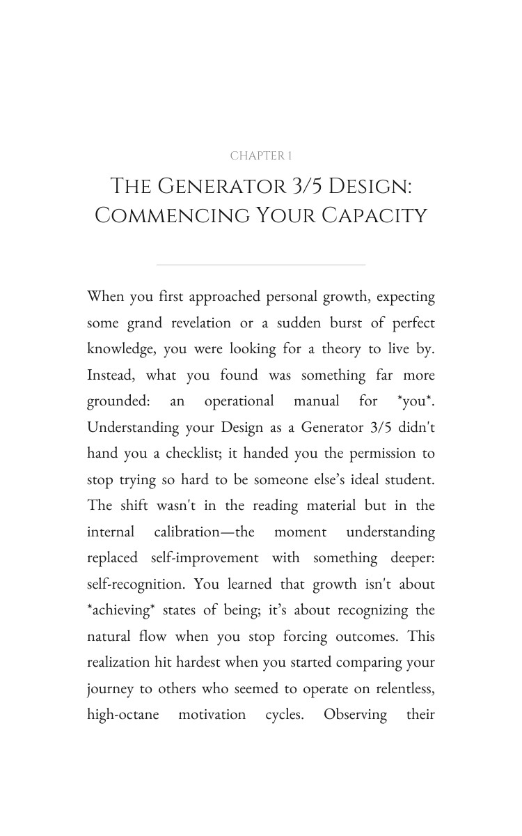 Generator 3/5 Path to Personal Growth: Your Presence Enhanced interior preview