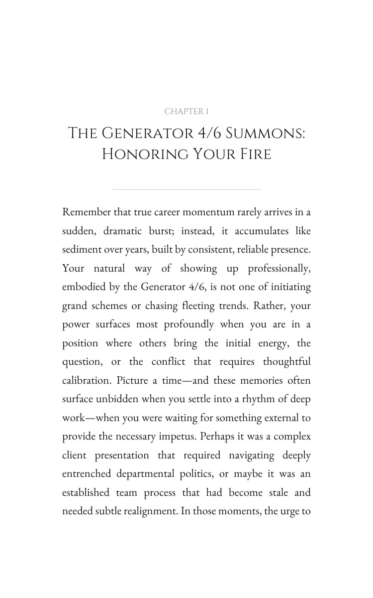 Generator 4/6: Career Excellence: Transform Your Yearning interior preview