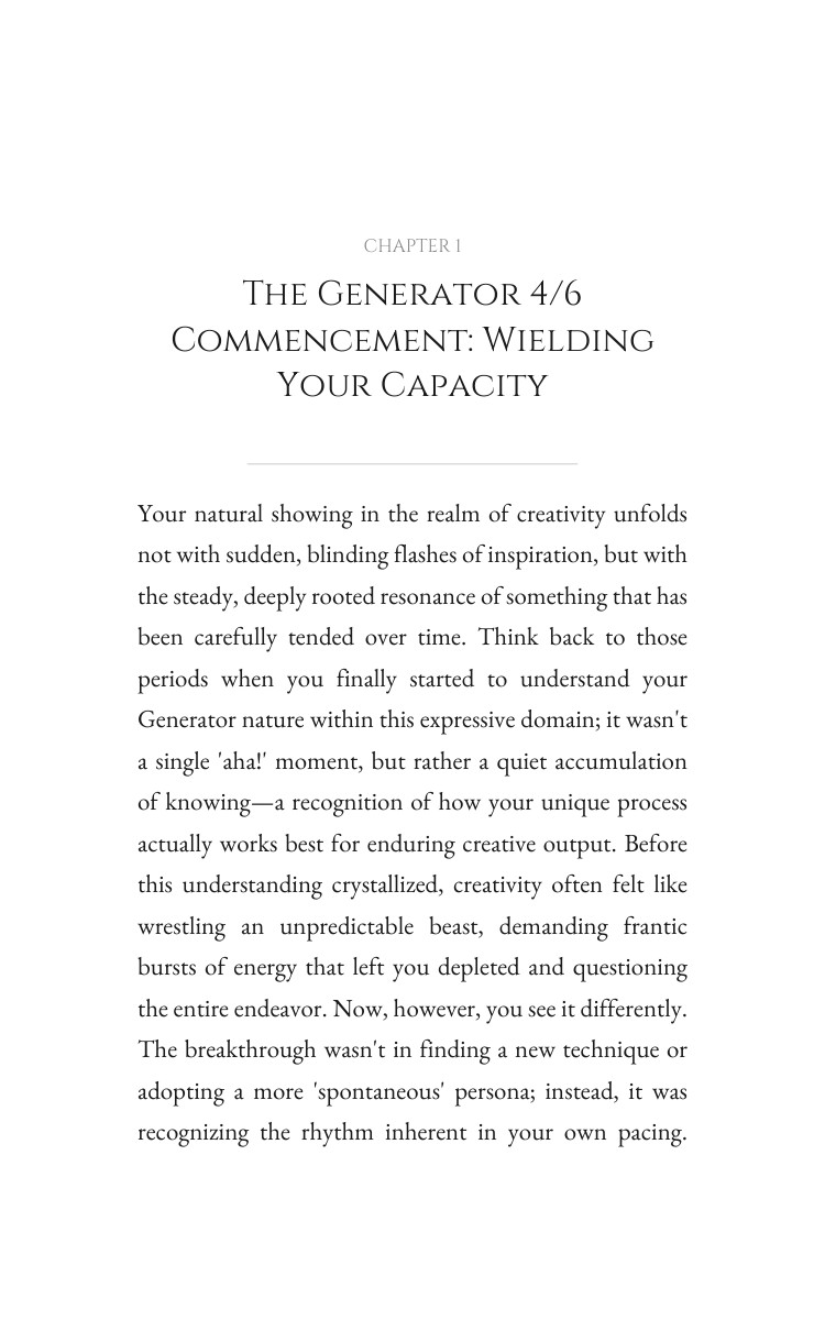 Generator 4/6 Creativity Essentials: Your Road Harmonized interior preview