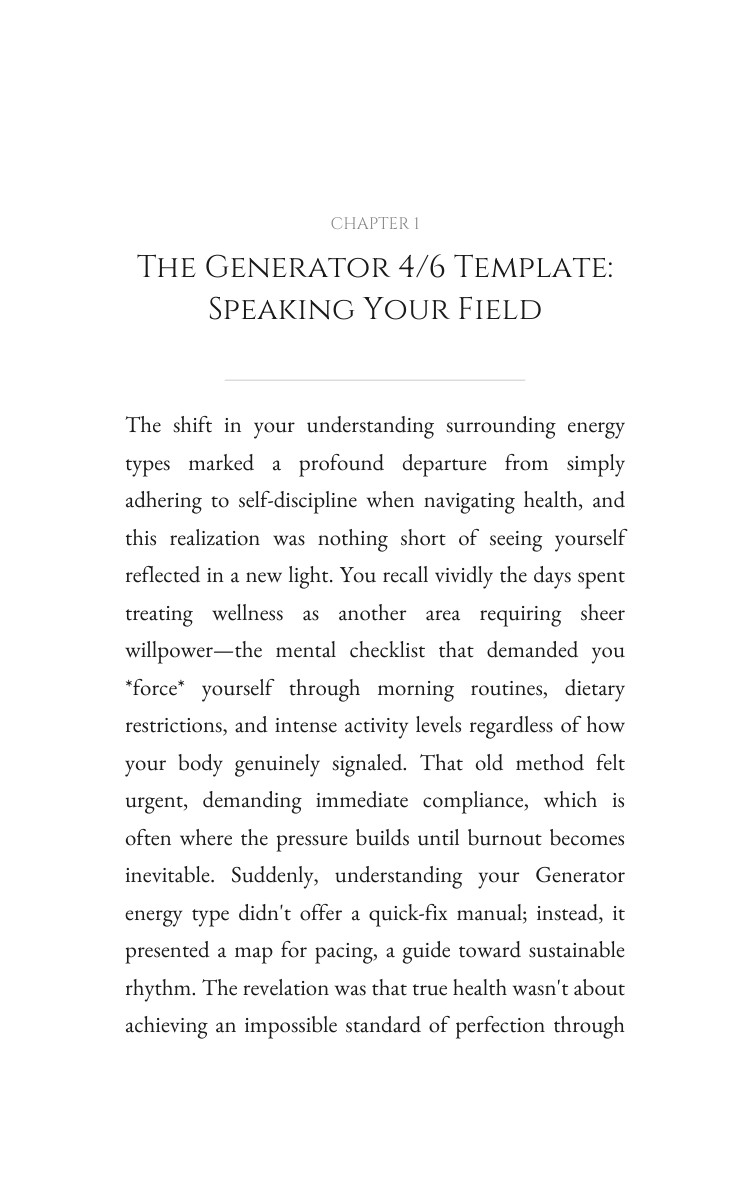 Generator 4/6 Health: Your Path Forward: Your Search Transcended interior preview