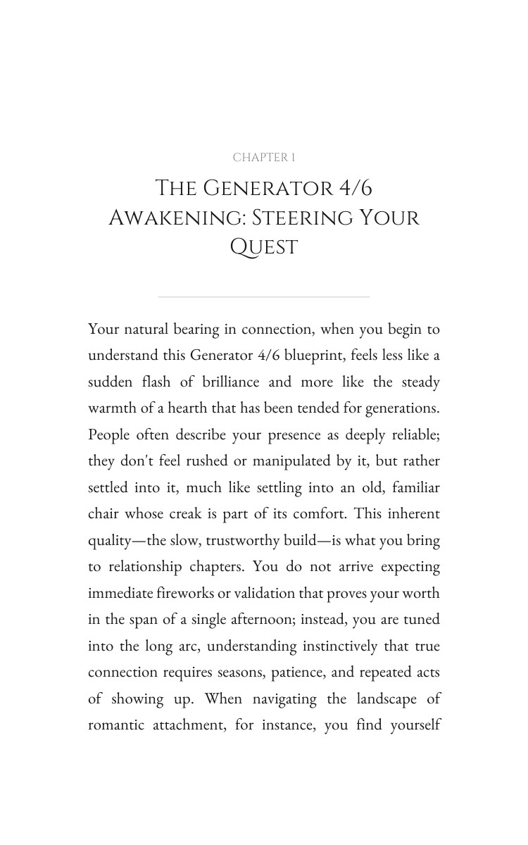 Generator 4/6 Relationships Strategy Guide: Your Talent Path interior preview