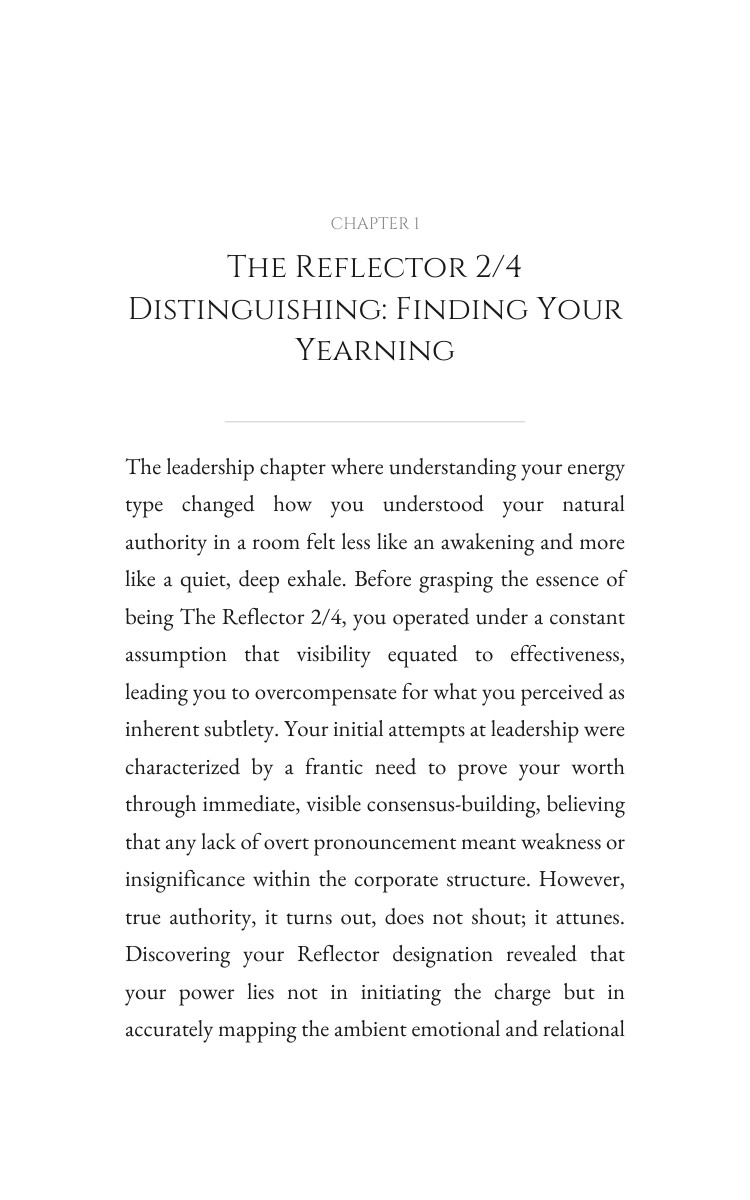 Leadership Journey: Reflector 2/4: Your Design Realized interior preview